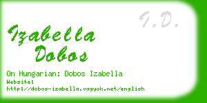 izabella dobos business card
